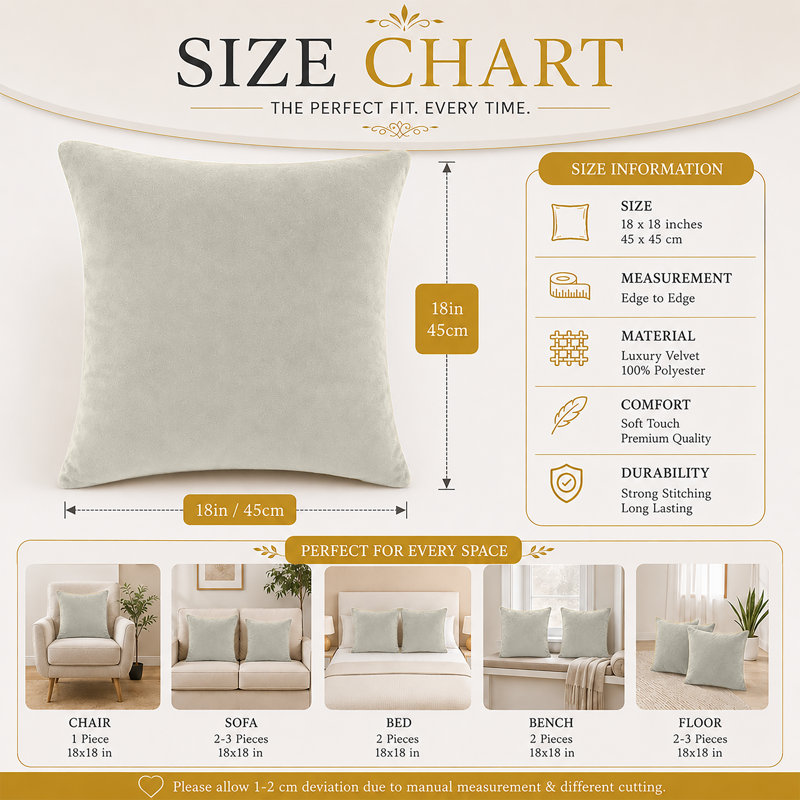 Aldino Square Cushion, Beige