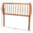 Horizon King Size Spindle Headboard with Rustic Oak Finish, 49.84" H X 82.72" W X 0.63" D-1586871918