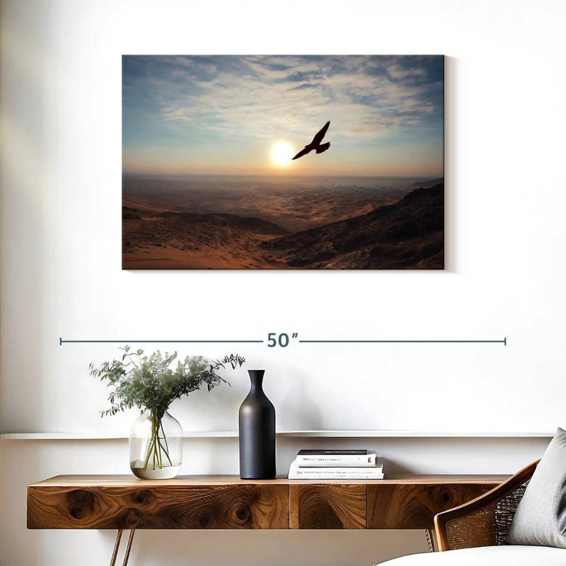 Brampt Flying Desert Eagle, 24" H x 36" W