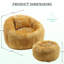Fauteuil à billes moderne pour adulte avec fauteuil de lecture simple, tissu chenille, style citrouille, repose-pieds multifonctionnel, forme ergonomique, rembourrage en mousse viscoélastique, sans matériau de loisirs, super matériau, en forme-377804180