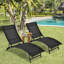 Outdoor Metal Chaise Lounge