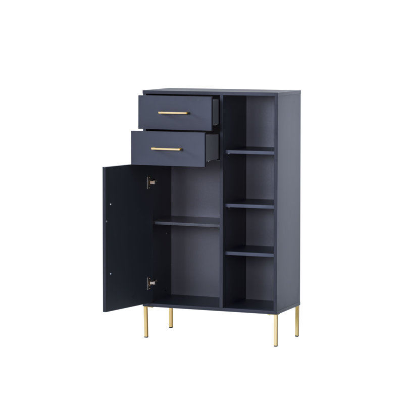 Bansil Bathroom Cabinet, Dark Blue