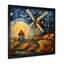 «Countryside Windmillscape At Night 1 - Wind Turbines», art mural-1731338034-1698420988