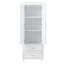 Grande armoire de rangement avec deux tiroirs pour la salle de bain et le bureau, solution d'organisation compacte et élégante