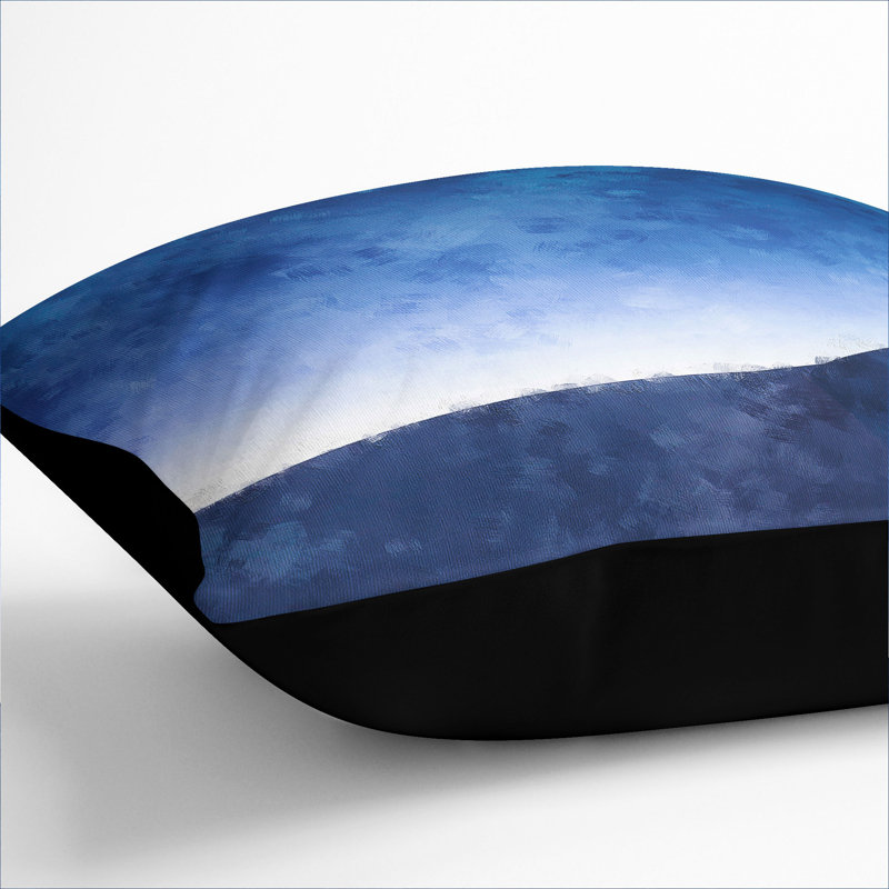 Sand Dunes at Night Scatter Cushion, 40cm H x 40cm W x 15cm D, Black