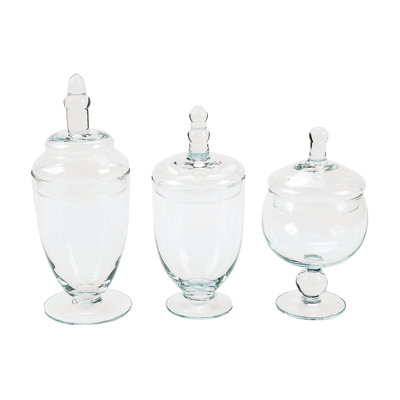 Glass Jar - Set of 3