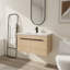 Meuble-lavabo 36 po avec lavabo en résine - Armoire et rangement modernes-1905748260