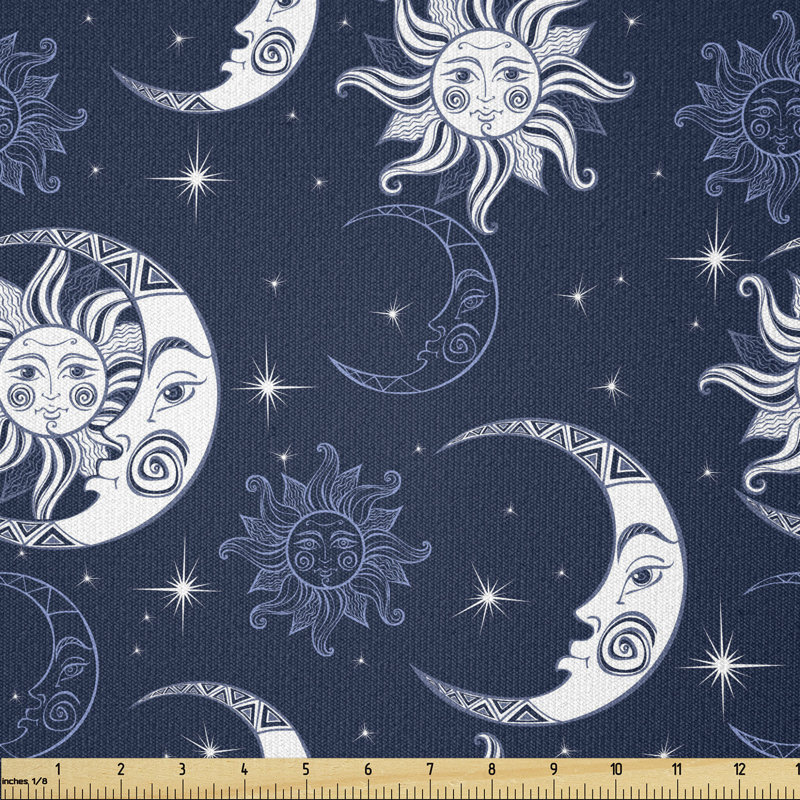 Dehosse Sky Elements Sun and Stars Multi-Purpose Fabric
