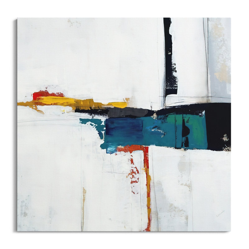 " Seconds Of Circumstance II " by Sydney Edmunds Painting Print, Wrapped Canvas, 36" H x 36" W, No Frame