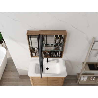 Armoire de salle de bain avec miroir