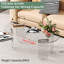Table de centre ovale en acrylique transparent Paetynn-1223167975-1223167970