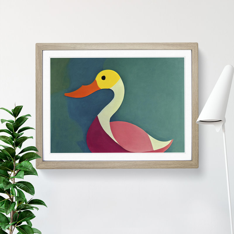 Compelling Duck - Framed Print