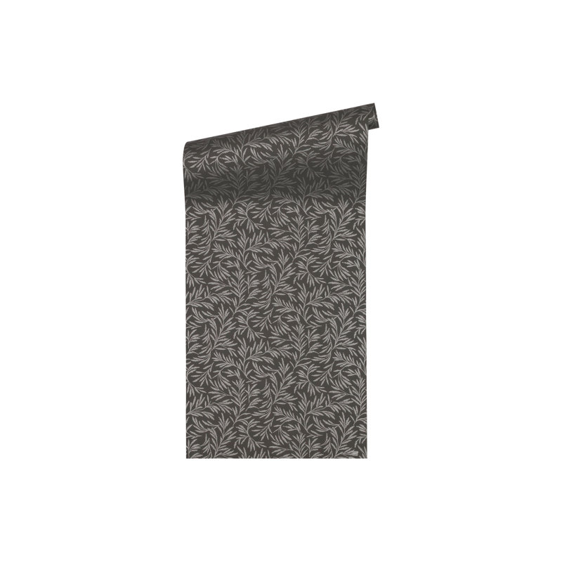 Bustos 10.05m x 53cm Matte Wallpaper Roll, Grey/Anthracite