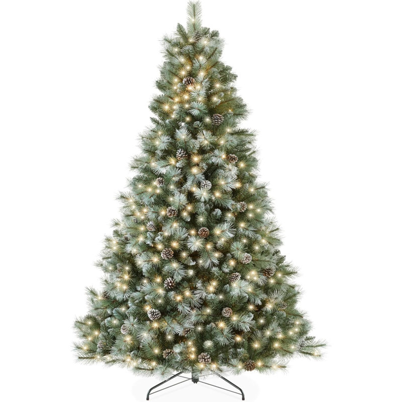Sapin de Noël givré, 7.5'