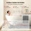 Chauffe-eau sans réservoir au propane Classic Comforts Cs120 120 000 Btu, chauffe-eau instantané jusqu'à 5,2 gallons par minute, installation à l'intérieur, certifié CSA, unité de propulsion simple ou blanche, blanc-116490265