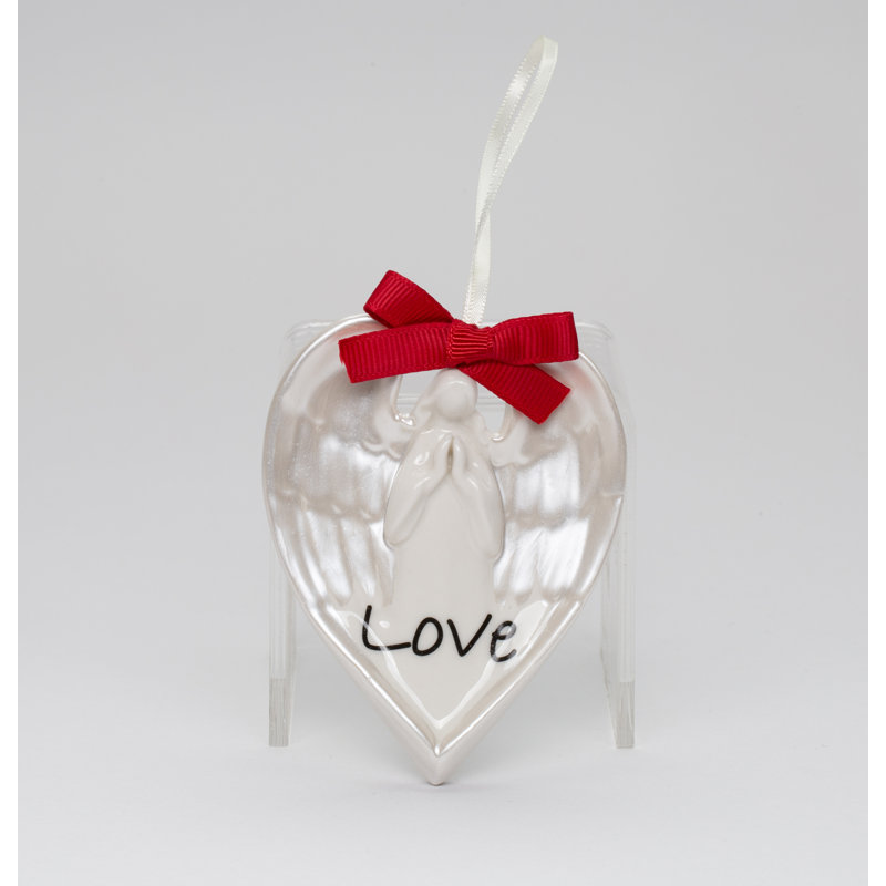 Ornement ange avec amour