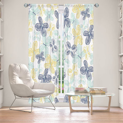 Paire de rideaux obscurcissant en polyester Dilana