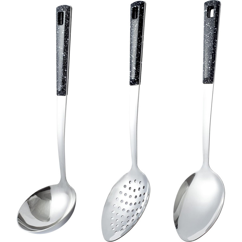 3-piece Stainless Steel Serving Spoon Set
