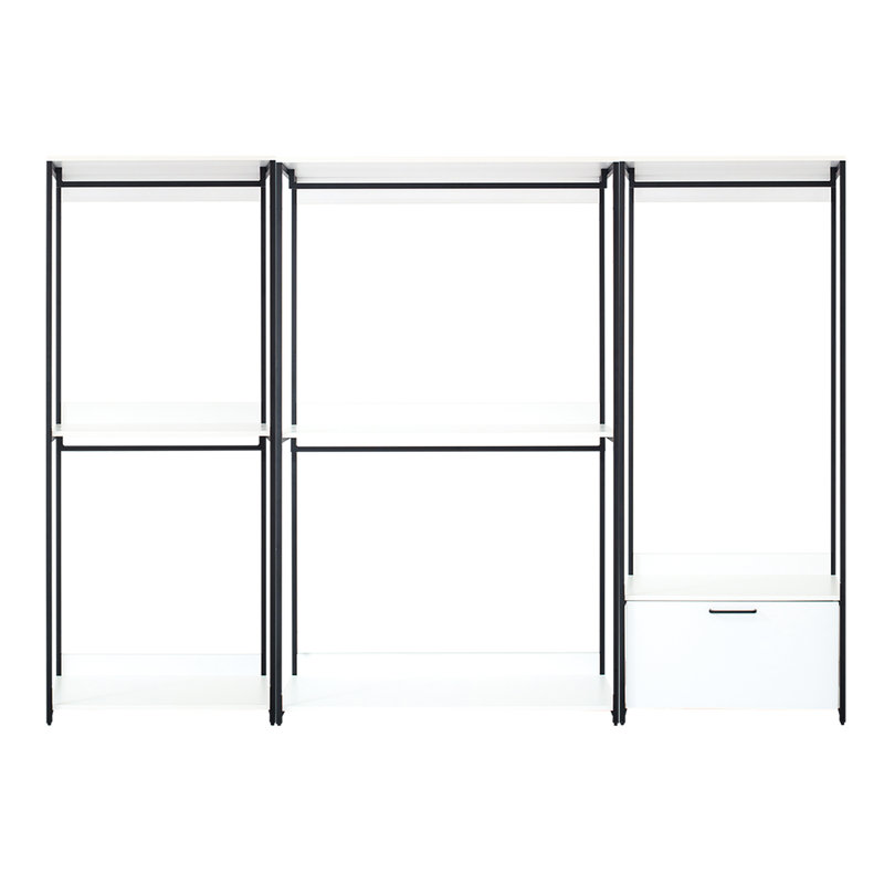 Armoire en métal - Tiroirs très profonds, teinture, construction modulaire pour personnalisation