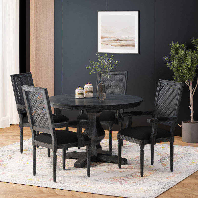 Ensemble repas pour 4 personnes Bushey, Gris, Gris, Gris