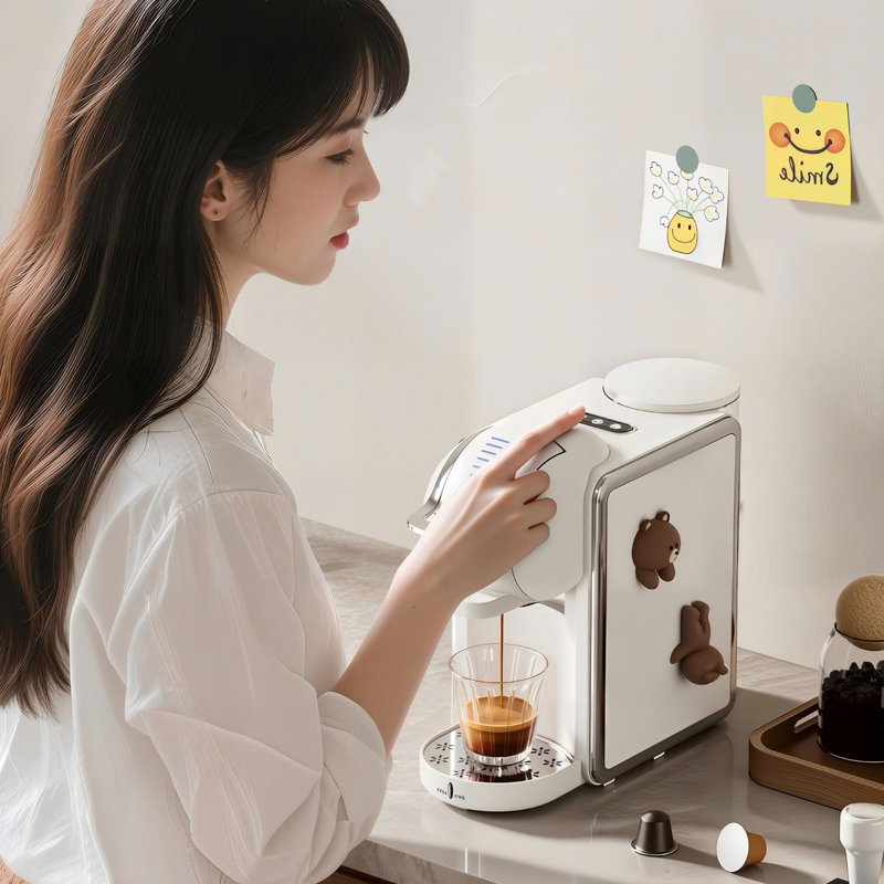 Fully Automatic Capsule Coffee Machine, Espresso & Americano, Hot & Cold Brew