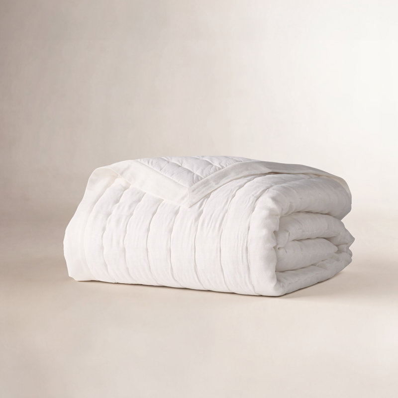 Brussels Quilt, Full/Queen Quilt, Ivory