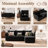 Merchelle Modular L-Shaped Sectional Sofa, 5-Seat, Reversible Configuration, Chenille Upholstery In Rust Orange, Removable Cushions, Modern Deep-Seat-741060665