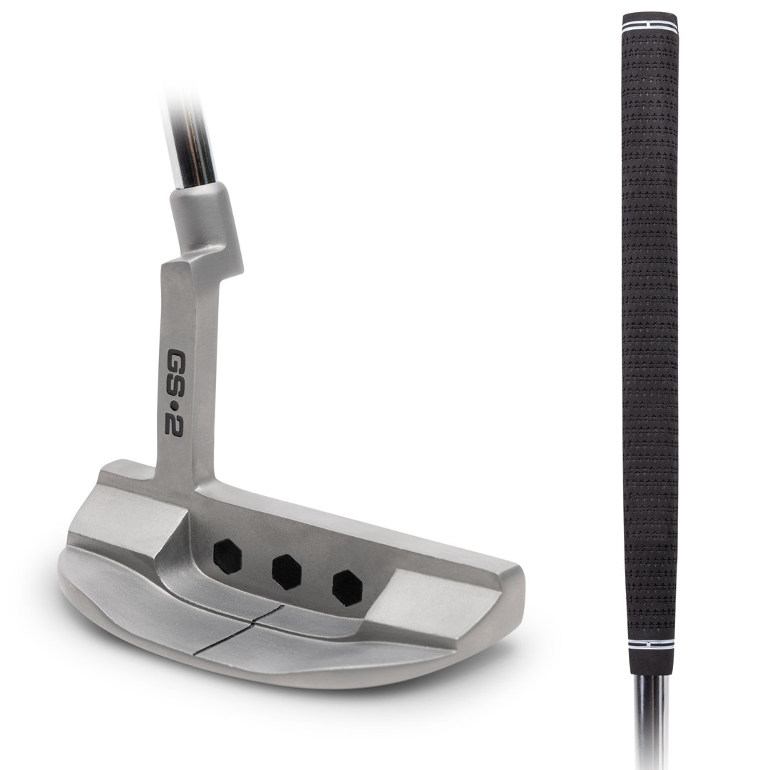 Gosports GS2 Tour Golf Putter  34 Right-Handed Mallet Putter With Pistol Grip And Milled Face GoSports