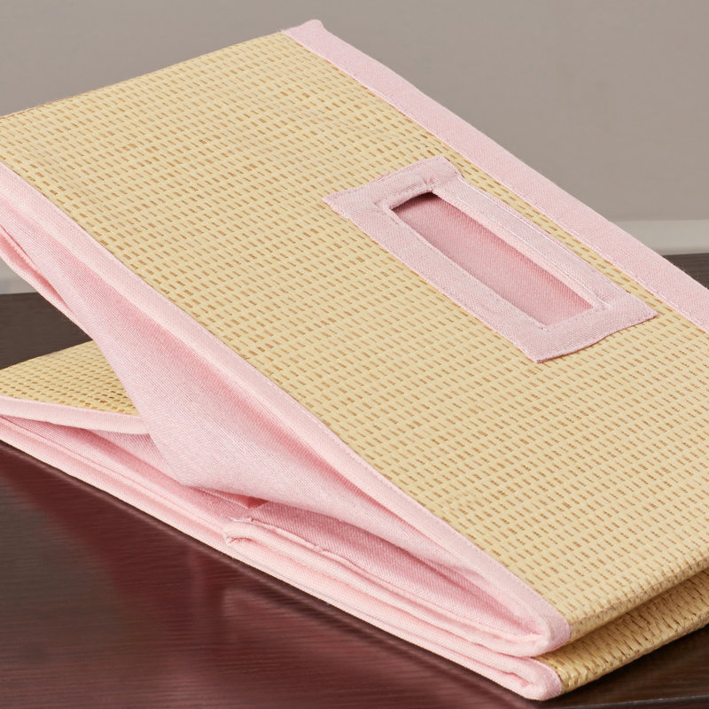Panier en tissu, Rose
