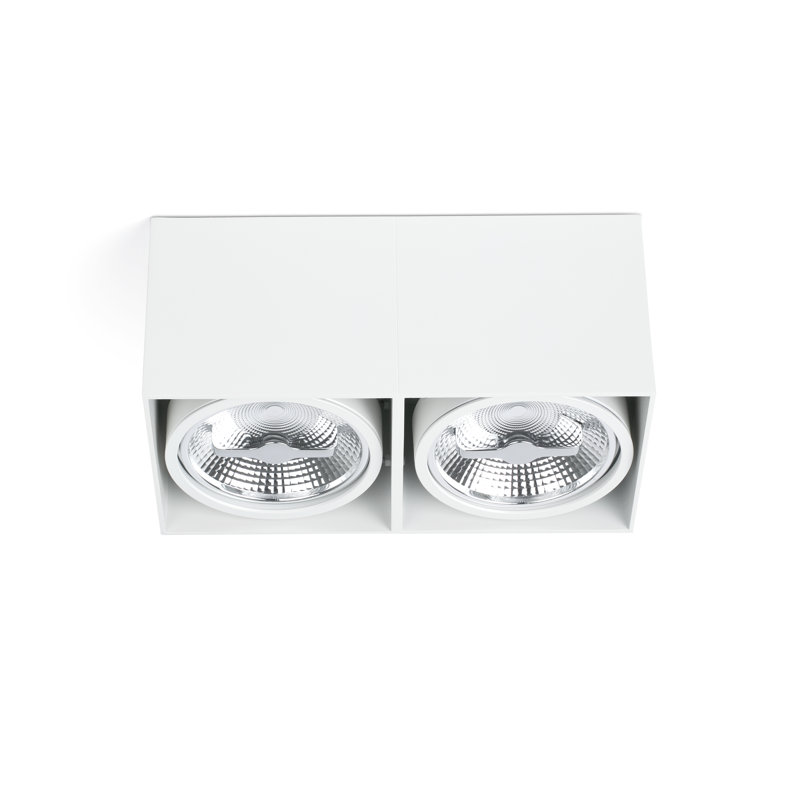Flush Mount, White