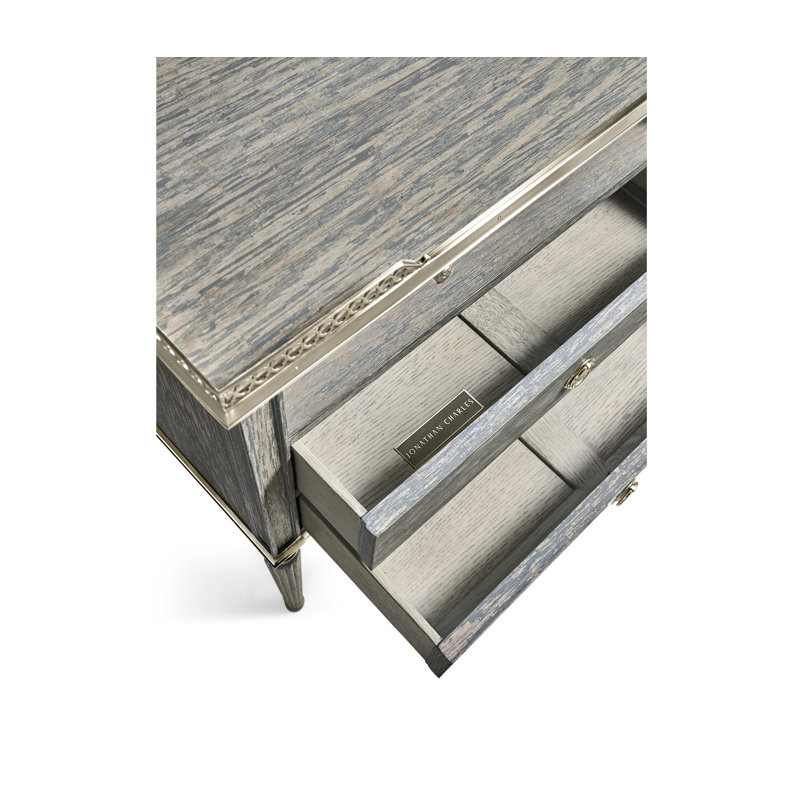 Arlingham 2 - Drawer Solid Wood Nightstand