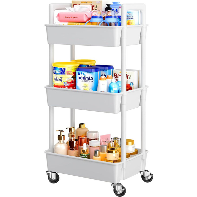 Organisateur de chariot à roulettes 3 niveaux