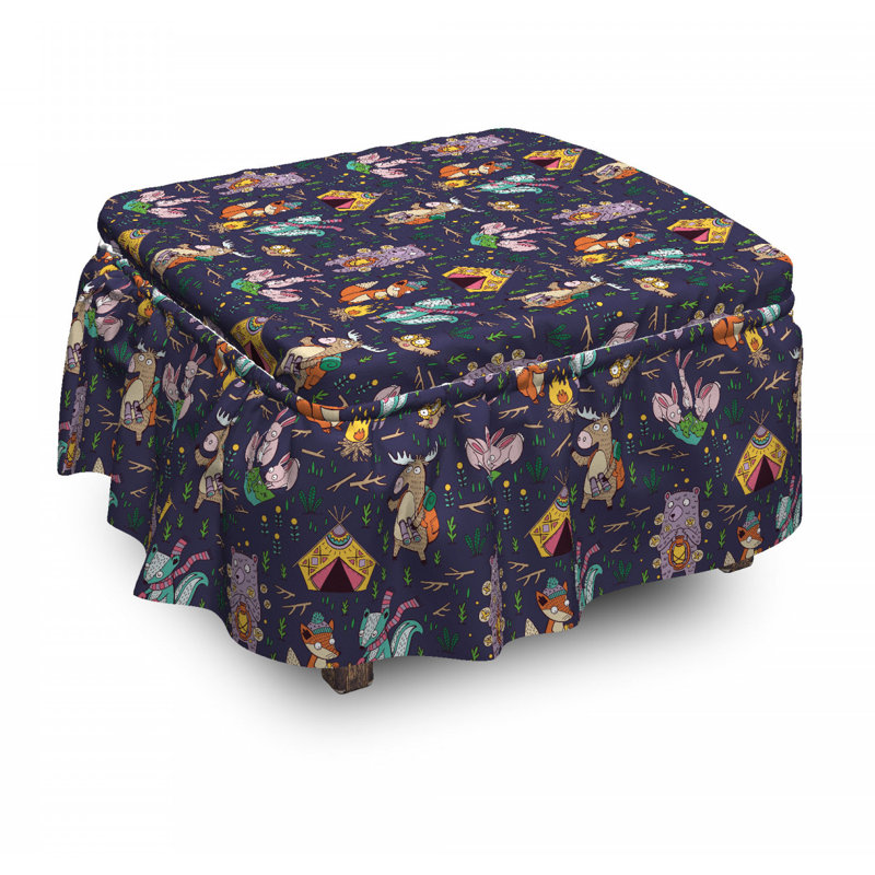Housse pour repose-pieds camping concept