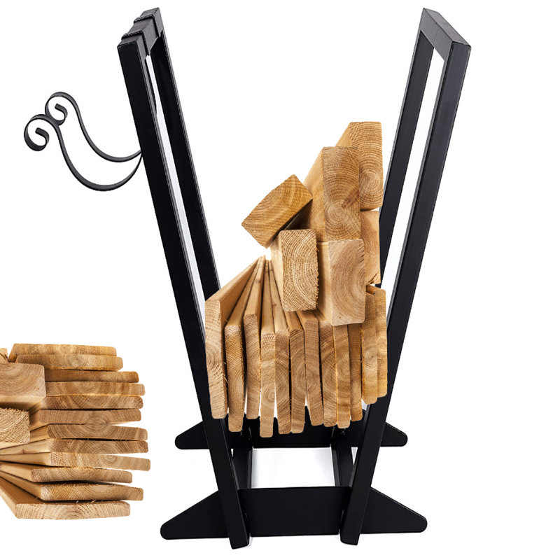Lonza 18'' W Metal Log Rack
