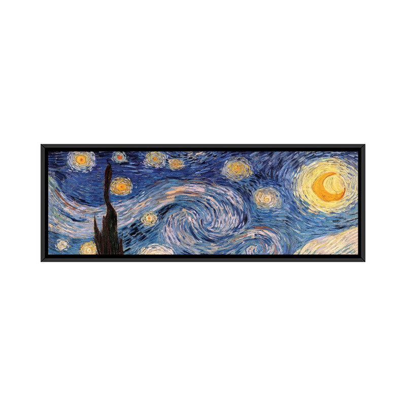 "Nuit étoilée" par Vincent Van Gogh, reproduction d'art sur toile panoramique, H 16 po x l 48 po x P 1,5 po