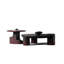 Ensemble de tables basses noires et brunes