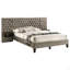 Upholstered Queen Wall Panel Bed
