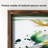 Elegant Decorative Framed MDF Painting, 15.7 x 47.2 x 0.1 inches | 100% MDF with 3 mm Thickness, 100% Pine Wood Frame | UV Printed Artwork for Home Decor, Living Room, Office, Modern Aesthetic