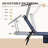 Outsunny Folding Chaise Lounge Pool Chairs, Outdoor Sun Tanning Chairs With Canopy Shade, Reclining Back, Steel Frame And Side Pocket For Beach, Yard, Patio-1445257368