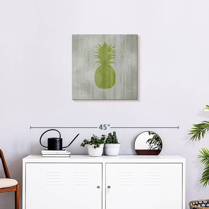 Ananas / vert, H 20 po x l 20 po