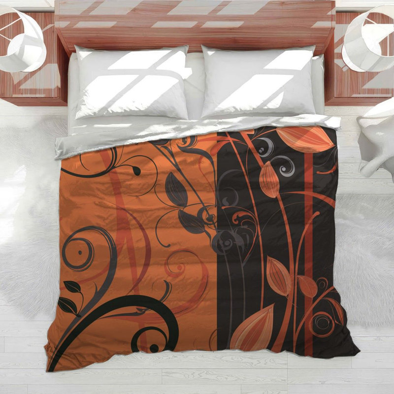 Floral Bedding Cool Pattern Comforter Vibrant, Twin Comforter
