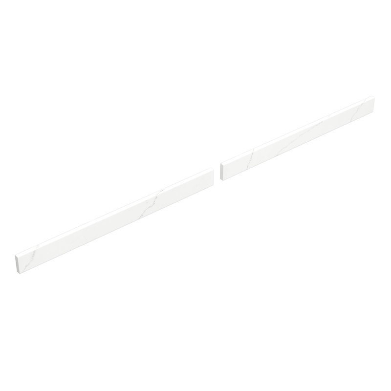 Giotto Quartz 72-Inch Water Resistant Backsplash