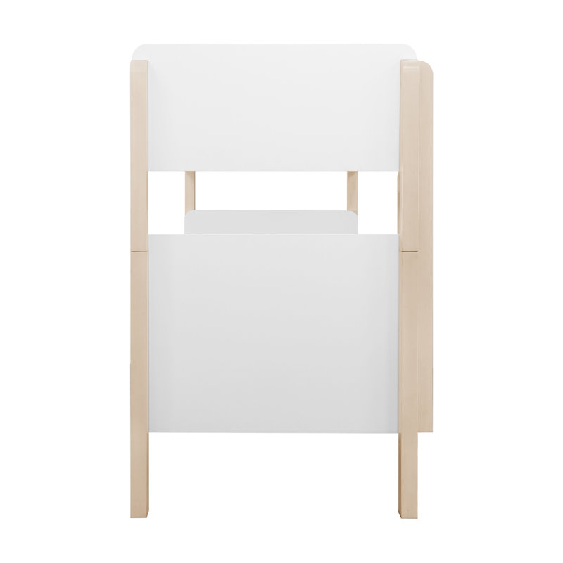 TipToe Twin Bunk Bed, White/Light Brown