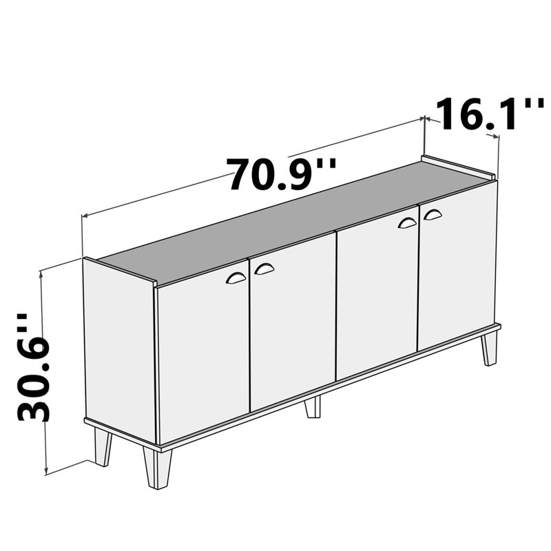 Mackinnley 70.9'' Console Table