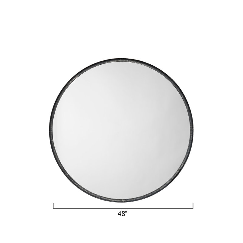 Refined Mirror, Large, Black