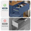 Tables de chevet 26 "avec prises USB et ports USB Arieyonna, 3 tiroirs, bleu-1855887771