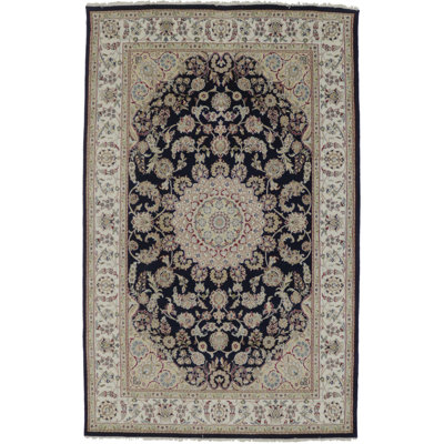 Tapis bleu marine Timo