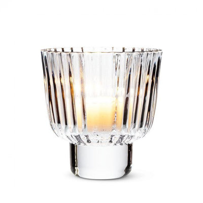Ribbed Tealight Candle Holder