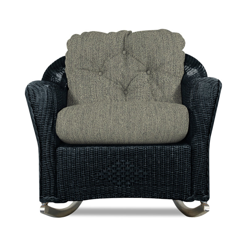 Reflections Outdoor Rocker Chair, Knix Granite, Ebony