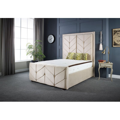 Aminna Upholstered UK Small Double - DE 120 X 190 Cm Bed